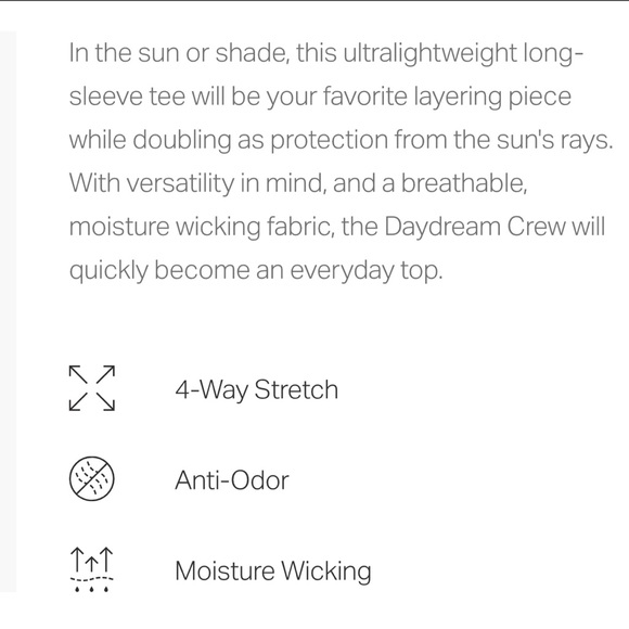 Vuori Daydream Crew Performance Top - Picture 2 of 6